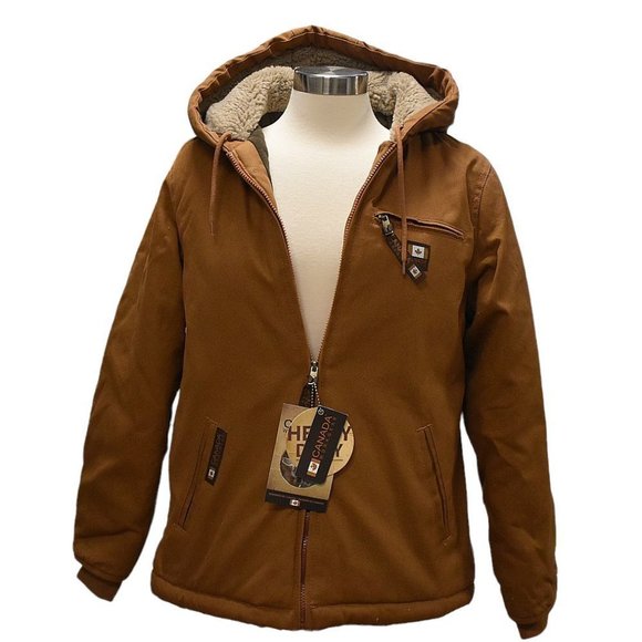 Canada Work Gear Brown Hooded Field/Barn/Chore Coat - Picture 12 of 12